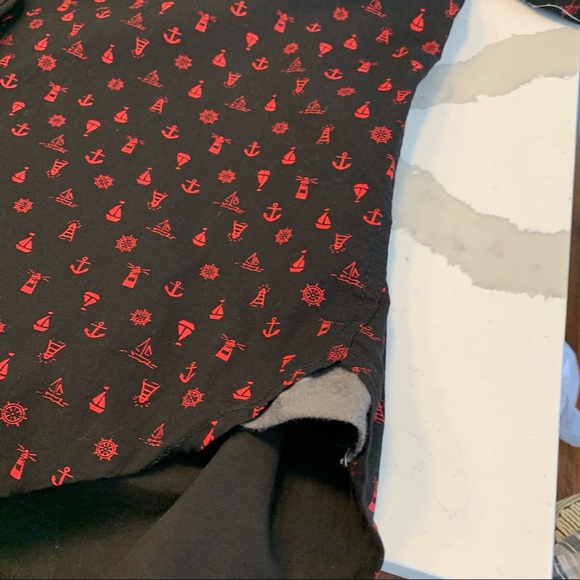 Denim & Rivets XXL Cotton Sleeve Button Up Shirt, un tuck style - Picture 9 of 9